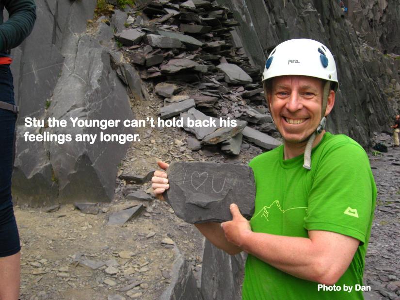 Stu let's it all out