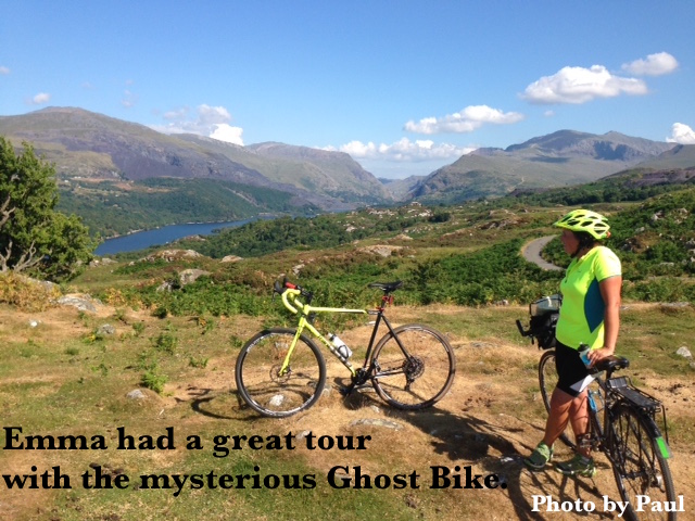 Emma and Ghost Bike