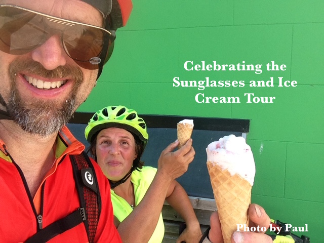 Sunglasses and Ice cream